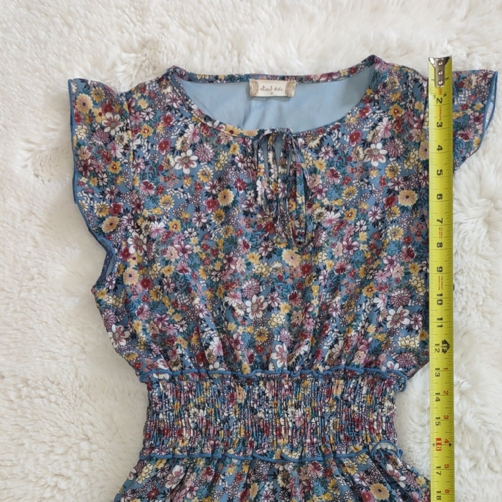 Altar'd State Floral Ruffle Sleeve Dress - Picture 15 of 15